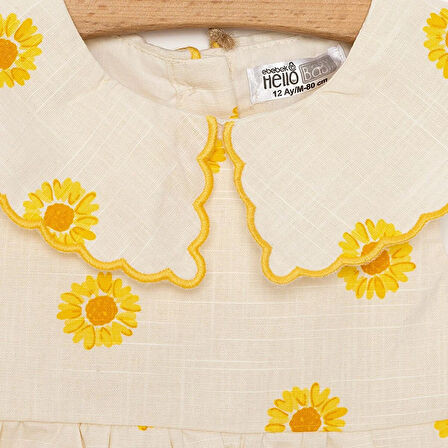 HelloBaby Sun Flower Kız Elbise Kız Bebek