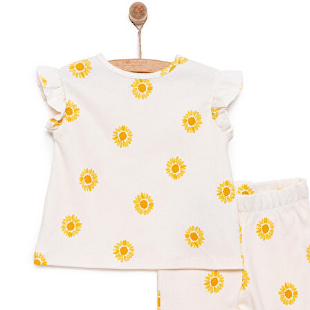 HelloBaby Sun Flower Kız Bluz - Tayt Kız Bebek
