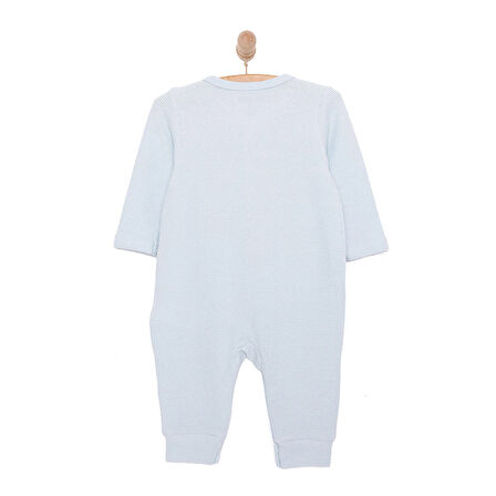 HelloBaby Yenidoğan Erkek Bebek Patiksiz Tulum Açık Mavi