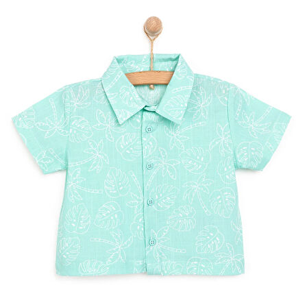 HelloBaby Aqua Dreams Erkek Gömlek Erkek Bebek