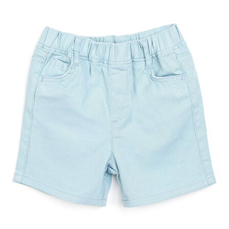 HelloBaby Erkek Bebek Şort Aqua Dream Reçme Paça Mavi