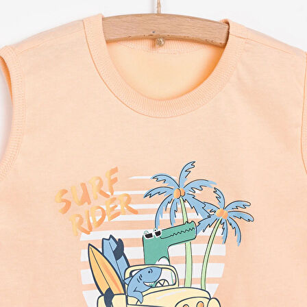 HelloBaby Crocodile Erkek Atlet Tshirt Erkek Bebek