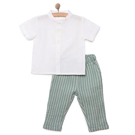 HelloBaby Tropic Summer Erkek Gömlek-Pantolon Erkek Bebek