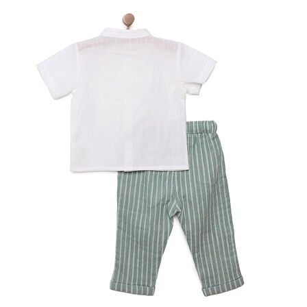 HelloBaby Tropic Summer Erkek Gömlek-Pantolon Erkek Bebek