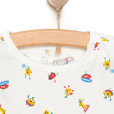 HelloBaby Unisex Kısa Tulum Unisex