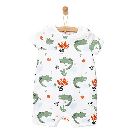 HelloBaby Erkek Kısa Tulum Erkek Bebek