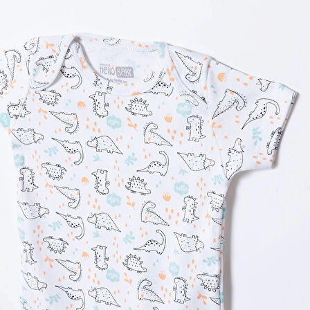 HelloBaby Erkek Bebek Kısa Body Çıtçıtlı Zarf Yaka