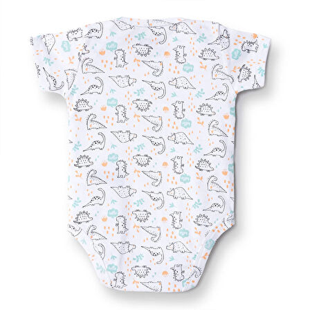 HelloBaby Erkek Bebek Kısa Body Çıtçıtlı Zarf Yaka