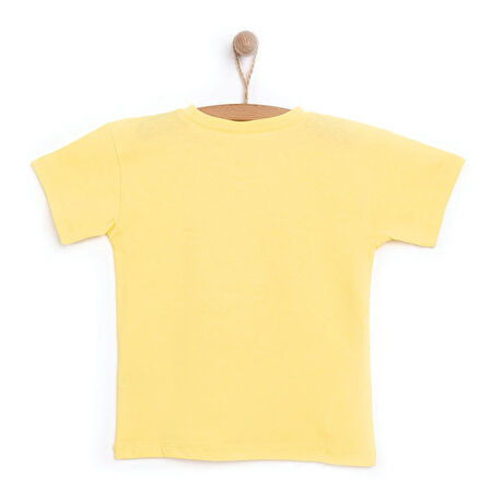 Mattel Kız Bebek Tişört Barbie Bisiklet Yaka Kısa Kol Sarı