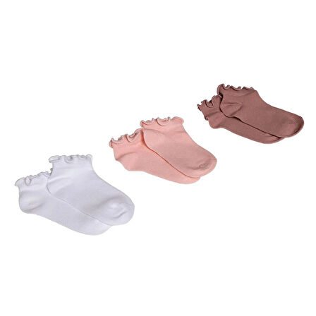 HelloBaby Kız 3lü Soket Çorap Kız Bebek