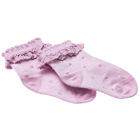 HelloBaby Kız Dantelli Çorap Kız Bebek