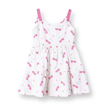 HelloBaby Kız Bebek Elbise Bisiklet Yaka Atlet Kol