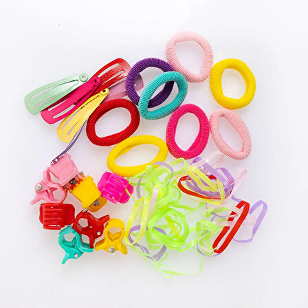 HelloBaby 4lü Set Kız Toka Kız Bebek