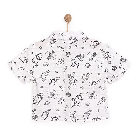 HelloBaby Cosmic Line Erkek Gömlek Erkek Bebek