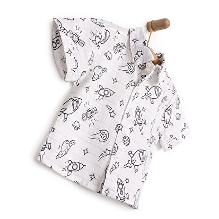 HelloBaby Cosmic Line Erkek Gömlek Erkek Bebek