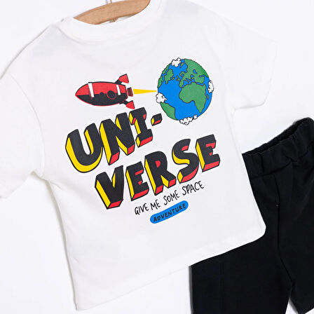 HelloBaby Cosmic Line Tshirt-Şort