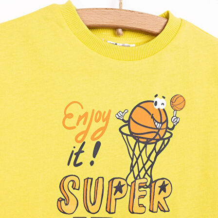 HelloBaby Varsity Erkek Tshirt-Şort Erkek Bebek