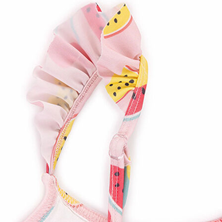 HelloBaby Meyveler Baskılı Kız Bikini Takımı Kız Bebek