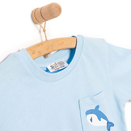 HelloBaby Baby Shark Erkek Tshirt Erkek Bebek