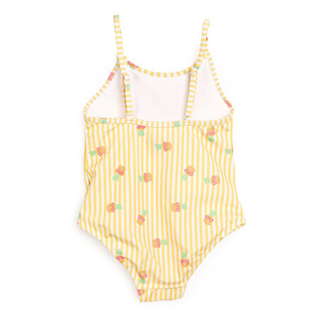 HelloBaby Çizgili Ananas Desenli Mayo Kız Bebek