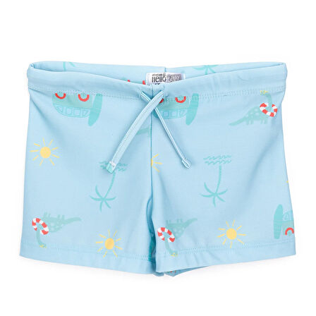 HelloBaby Dinozor Desenli Erkek Boxer Mayo Erkek Bebek