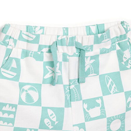 HelloBaby Aqua Dreams Erkek Şort Erkek Bebek