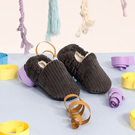 HelloBaby Unisex Patik Kadife Vizon