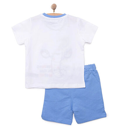 HelloBaby Under the Sea Istakoz Baskılı Erkek Tshirt-Şort Erkek Bebek