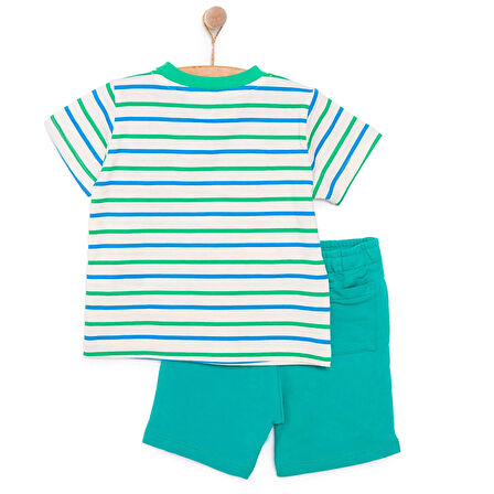 HelloBaby Cars&Roads Erkek Tshirt-Şort Erkek Bebek