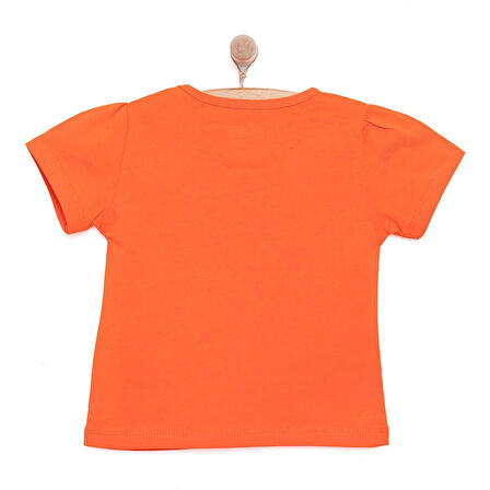 HelloBaby Basic Kız Papatya Yazı Baskılı T-Shirt Kız Bebek