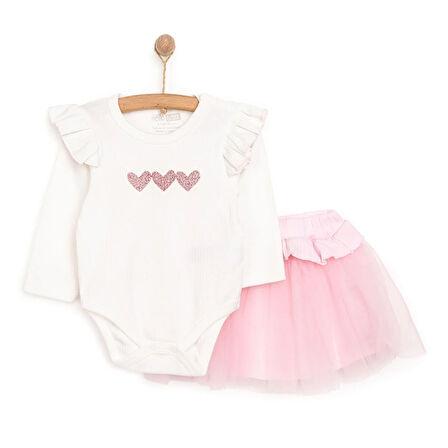HelloBaby 25Y HelloBaby Yenidoğan Kız Bluz-Etek