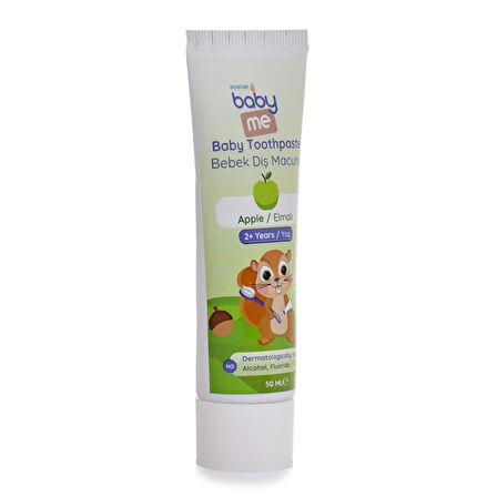 baby me Bebek Diş Macunu Elmalı 50 ml