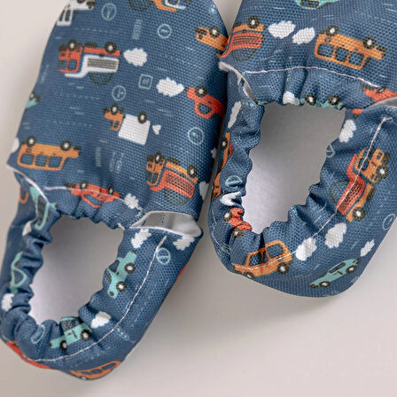 Kokopatik Araç Desenli Erkek Patik Erkek Bebek