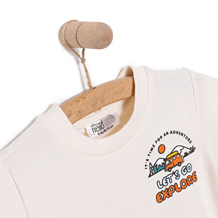 HelloBaby Happy On The Road Erkek Tshirt Erkek Bebek