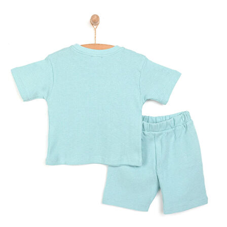 HelloBaby Happy On The Road Erkek Tshirt-Şort Erkek Bebek