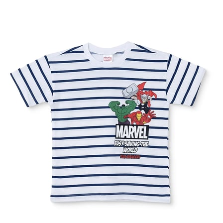 Marvel Erkek Bebek Lisans Tişört Sayılar Baskılı Bisiklet Yaka Short Sleeve
