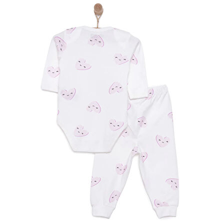HelloBaby Unisex Kalp Body-Patiksiz Alt Unisex