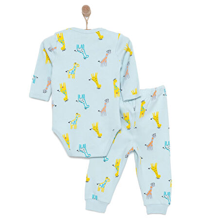 HelloBaby Unisex Zürafa Body-Patiksiz Alt Unisex