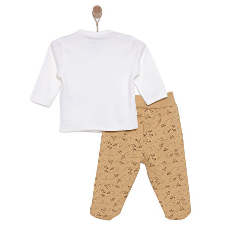 HelloBaby Unisex Hardal Zıbın-Patik Alt Unisex