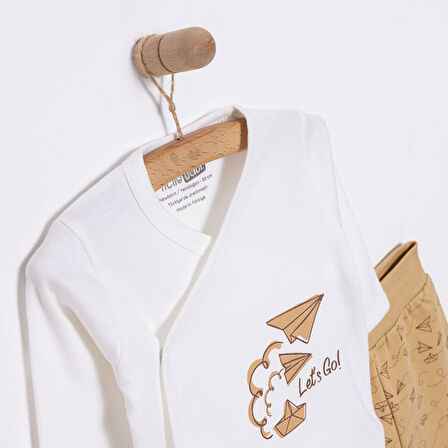 HelloBaby Unisex Hardal Zıbın-Patik Alt Unisex