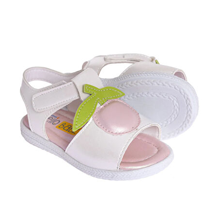HelloBaby Kız Kirazlı  Sandalet Kız Bebek
