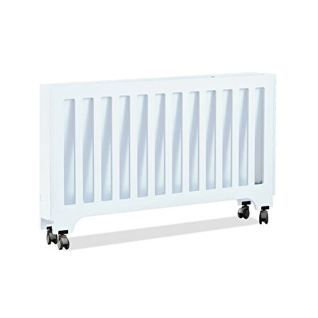 Caploonba Katlanır MDF Beşik 60x120 Beyaz