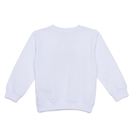 HelloBaby Kız Bebek Sweatshirt Bisiklet Yaka Uzun Kol