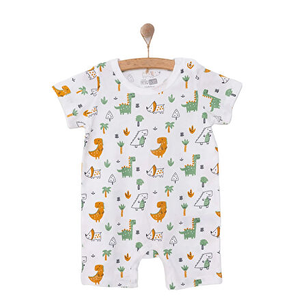 HelloBaby Erkek Kısa Tulum Erkek Bebek