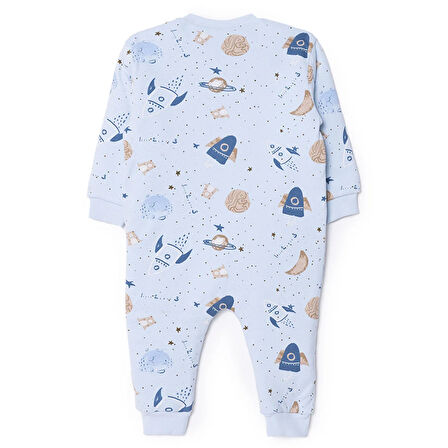 HelloBaby Erkek Bebek Uyku Tulumu 2,5 tog Fermuarlı Bisiklet Yaka Uzun Kol Ribanalı