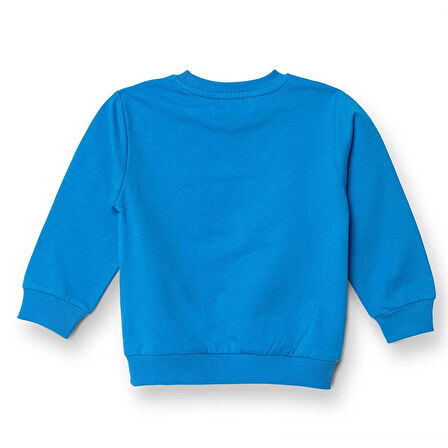 HelloBaby Erkek Bebek Sweatshirt Bisiklet Yaka Uzun Kol