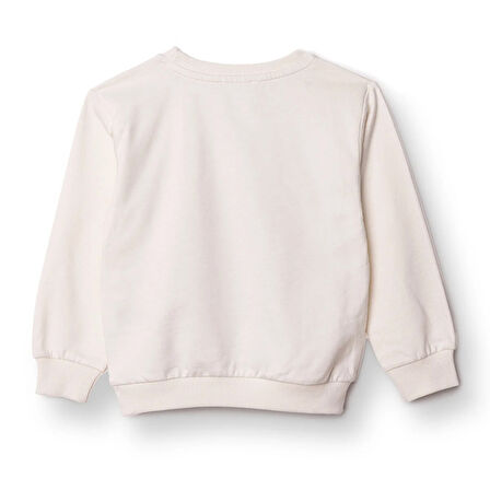 HelloBaby Erkek Bebek Basic Sweatshirt Şardonlu Bisiklet Yaka Uzun Kol