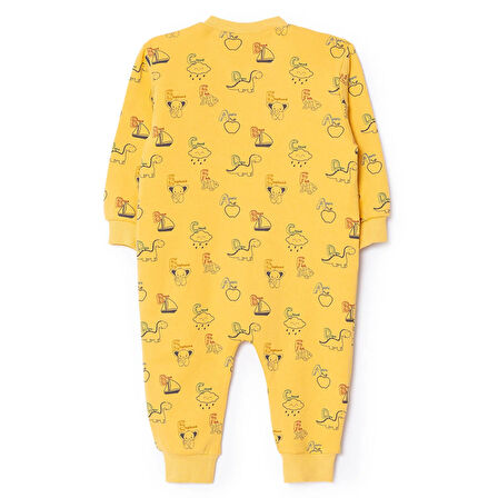 HelloBaby Erkek Bebek Uyku Tulumu Fermuarlı 1 tog Bisiklet Yaka Uzun Kol Ribanalı