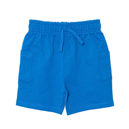 HelloBaby Erkek Bebek Basic Şort Reçme Paça İndigo