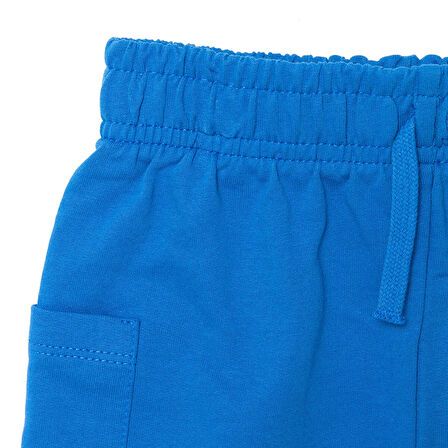 HelloBaby Erkek Bebek Basic Şort Reçme Paça İndigo
